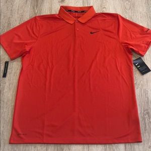 Men’s Nike golf dry fit size XL red NWT